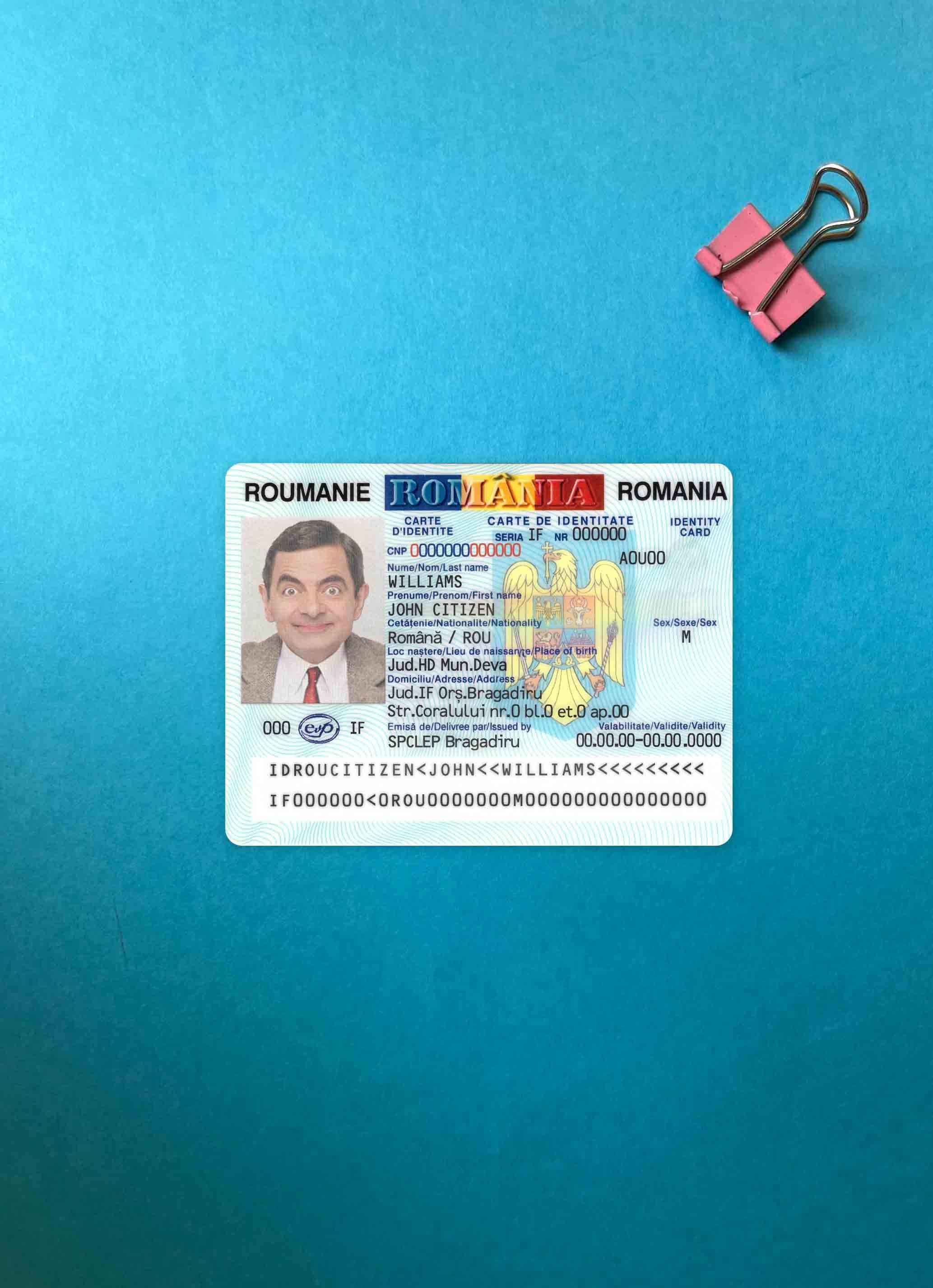 Realistic Romania ID and updated photolook example